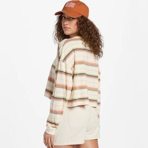 BILLABONG Beach Boyfriend Stripe Top NWT